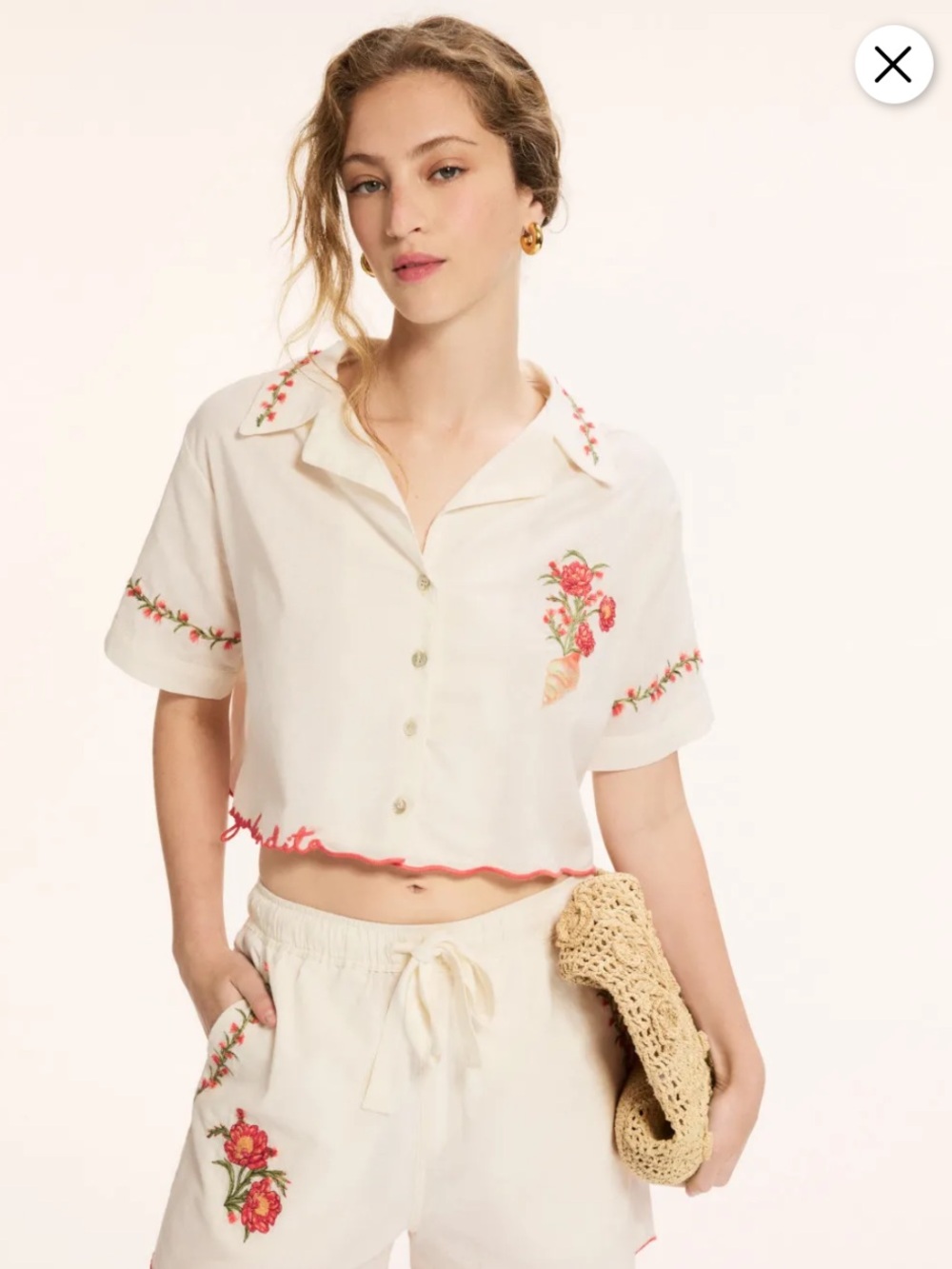 Agua Bendita Itsy Coverup Shirt, Size: M